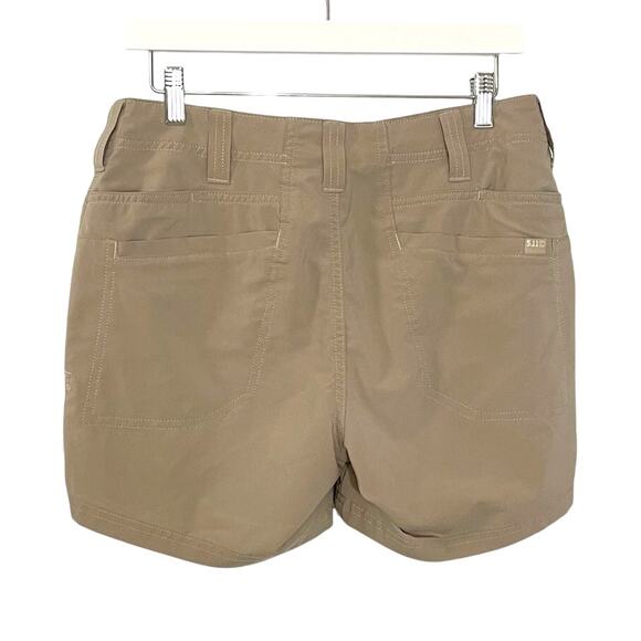 511 Tactical Layla 5” Short Womens 6 Khaki Outdoor Hiking Trail Short Utility - Picture 2 of 12